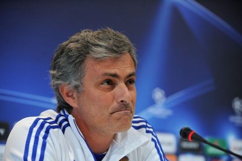 MADRID, SPAIN - APRIL 26:  Head coach of Real Madrid, Jose Mourinho answers a question during a press conference at Valdebebas training ground ahead of their UEFA Champions League semi-final first leg match against Barcelona on April 26, 2011 in Madrid, Spain.  (Photo by Denis Doyle/Getty Images)