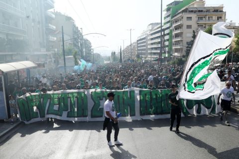 Το συλλαλητήριο των φίλων του Παναθηναϊκού