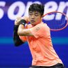 FILE - Yibing Wu, of China, returns a shot to Daniil Medvedev, of Russia, during the third round of the U.S. Open tennis championships, Friday, Sept. 2, 2022, in New York. Yibing Wu became the first Chinese player to reach an ATP Tour final, rallying for a three-set victory over top-seeded American Taylor Fritz in the Dallas Open on Saturday night, Feb. 11, 2023. (AP Photo/Charles Krupa, File)