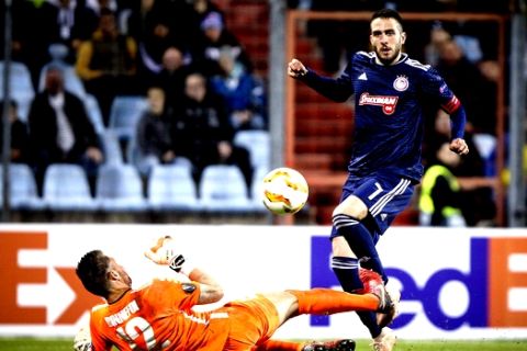 EUROPA LEAGUE / ΝΤΟΥΝΤΕΛΑΝΖ - ΟΣΦΠ (ΦΩΤΟΓΡΑΦΙΑ: ΜΑΡΚΟΣ ΧΟΥΖΟΥΡΗΣ / EUROKINISSI)