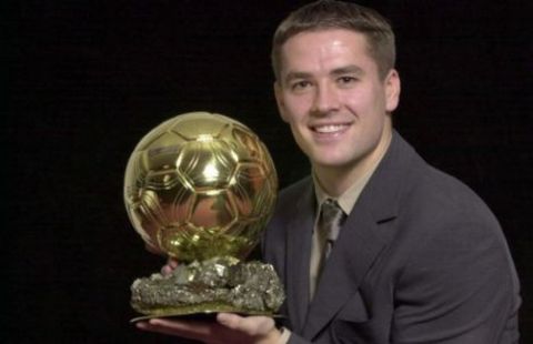 17/12/01- Michael Owen wins the France Football European Footballer of the Year "Ballon d'or".
Credit: Offside/L'Equipe