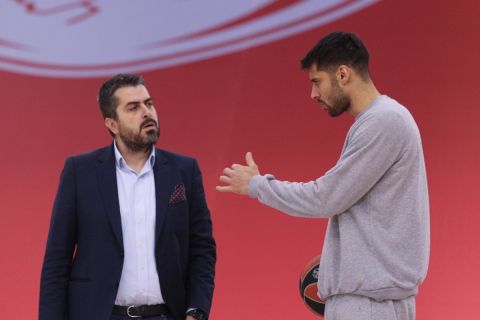 EUROLEAGUE / MEDIA DAY ΤΟΥ ΟΛΥΜΠΙΑΚΟΥ (ΦΩΤΟΓΡΑΦΙΑ: ΜΑΡΚΟΣ ΧΟΥΖΟΥΡΗΣ / EUROKINISSI)