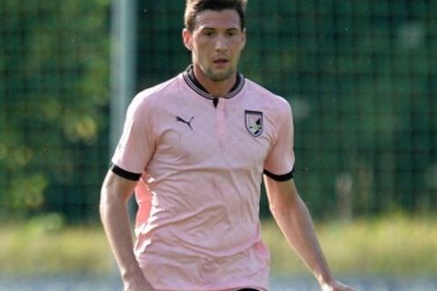 ST VEIT AN DER GLAN, AUSTRIA - JULY 14:  Franco Vazquez of Palermo in action during the friendly match between US Citta di Palermo and Murau at Sportzentrum on July 14, 2013 in Sankt Lambrecht near St Veit an der Glan, Austria.  (Photo by Tullio M. Puglia/Getty Images)