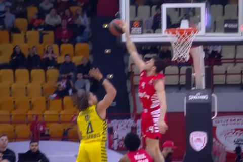 EuroLeague: Η τρομερή τάπα του Λούντζη στο Νο9 του Top-10 της 13ης αγωνιστικής