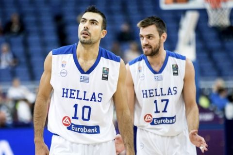 ΕΥΡΩΜΠΑΣΚΕΤ 2017 / ΕΛΛΑΔΑ - ΠΟΛΩΝΙΑ / EUROBASKET 2017 / GREECE - POLAND / ΣΛΟΥΚΑΣ(Α) ΜΑΝΤΖΑΡΗΣ(Δ) / (ΦΩΤΟΓΡΑΦΙΑ: EUROKINISSI)