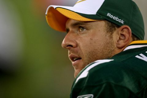 15 August 2009:  Green Bay Packers punter Jeremy Kapinos (7) looks on during game action.  The Green Bay Packers defeated the Cleveland Browns by the score of 17-0 in a pre season game at Lambeau Field in Green Bay, Wisconsin.