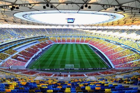 GALATI, ROMANIA - OCTOBER 18:  General view of the Stadium prior to the UEFA Champions League Group C match between FC Otelul Galati and Manchester United at the National Stadium on October 18, 2011 in Galati, Romania.  (Photo by Laurence Griffiths/Getty Images)