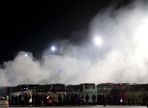 Στις Αφίδνες τα πούλμαν του ΠΑΟΚ