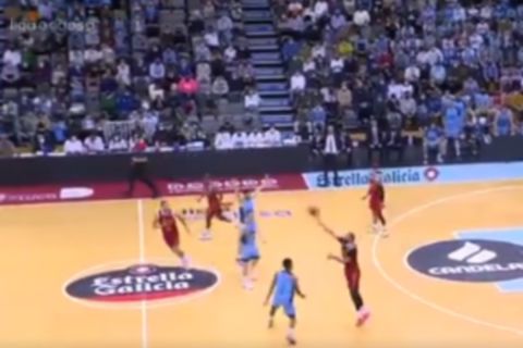 Liga Endesa: Απίθανο τρίποντο του Βασιλειάδη πίσω από το κέντρο