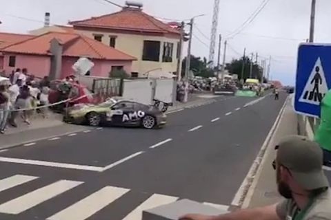 Rally Madeira Accident Porsche 911