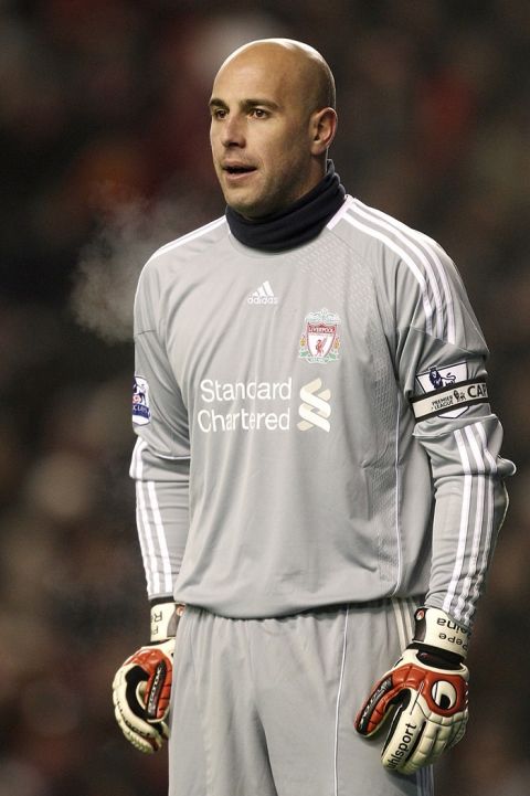 Jose Reina, Liverpool goalkeeper.