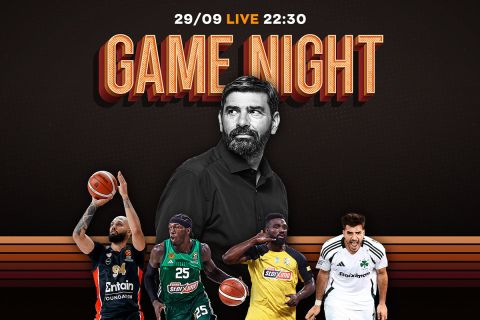 LIVE Game Night για το πρώτο ντέρμπι Παναθηναϊκός - Ολυμπιακός στο μπάσκετ και τα μεγάλα ματς σε Αθήνα και Θεσσαλονίκη