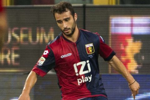 Ioannis Fetfatzidis (Genoa), SEPTEMBER 28, 2013 - Football / Soccer : Italian "Serie A" match between Genoa 0-2 Napoli at Luigi Ferraris Stadium in Genova, Italy. (Photo by Maurizio Borsari/AFLO)