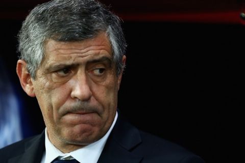 ATHENS, GREECE - FEBRUARY 06:  Fernando Santos, manager of Greece looks on during the International Friendly match between Greece and Switzerland at Karaiskakis Stadium on February 6, 2013 in Athens, Greece.  (Photo by Matthew Lewis/Getty Images)