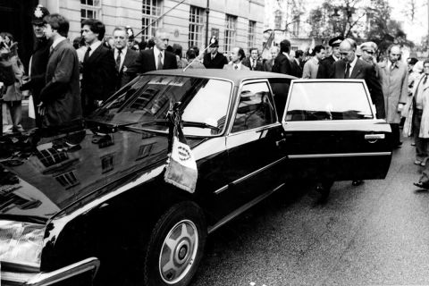 La CX Prestige et Valéry GISCARD D'ESTAING en 1977