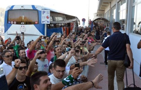 Πρωτόγνωρη υποδοχή στη Μυτιλήνη!