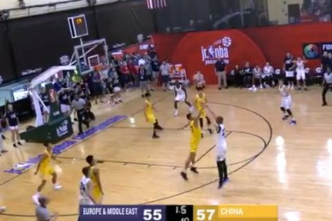 Buzzer-beater στο Jr. NBA που θύμισε Διαμαντίδη με την Γαλλία στο Eurobasket 2005!