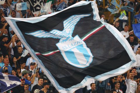 ROME - OCTOBER 03:  Lazio fans during the UEFA Champions League Group C match between Lazio and Real Madrid at the Olympic Stadium on October 3, 2007 in Rome, Italy.  (Photo by Michael Steele/Getty Images)