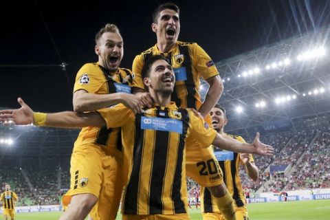 CHAMPIONS LEAGUE / ΒΙΝΤΙ - ΑΕΚ (ΦΩΤΟΓΡΑΦΙΑ: ΜΑΡΚΟΣ ΧΟΥΖΟΥΡΗΣ / EUROKINISSI)