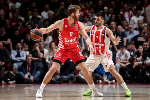 Η βαθμολογία της EuroLeague με τον Ολυμπιακό να παραμένει στην κορυφή παρά την ήττα στο Βελιγράδι