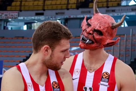 MEDIA DAY ΤΟΥ ΟΛΥΜΠΙΑΚΟΥ (ΦΩΤΟΓΗΡΑΦΙΑ: ΤΑΚΗΣ ΣΑΓΙΑΣ / EUROKINISSI)