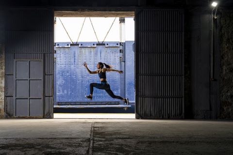 Poliniki Emmanouilidou / Athletics. Photoshoot with olympians photos Angelos Zymaras