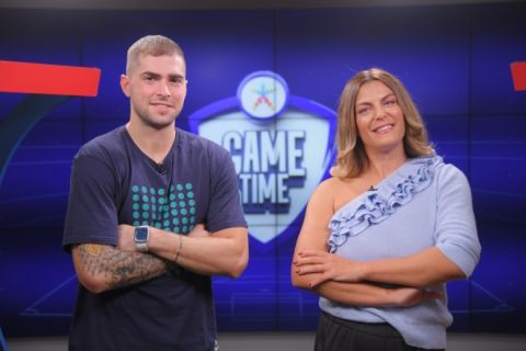 Ο Βασίλης Τολιόπουλος στο ΟΠΑΠ Game Time