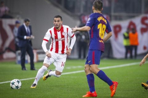 ÔÓÁÌÐÉÏÍÓ ËÉÃÊ / ÏÓÖÐ ÌÐÁÑÔÓÅËÏÍÁ / CHAMPIONS LEAGUE / OLYMPIAKOS - BARCELONA / / (ÖÙÔÏÃÑÁÖÉÁ: LATO KLODIAN / EUROKINISSI)