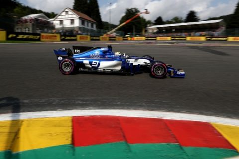 Marcus Ericsson (SWE) Sauber F1 Team. 
Circuit Spa-Francorchamps. 