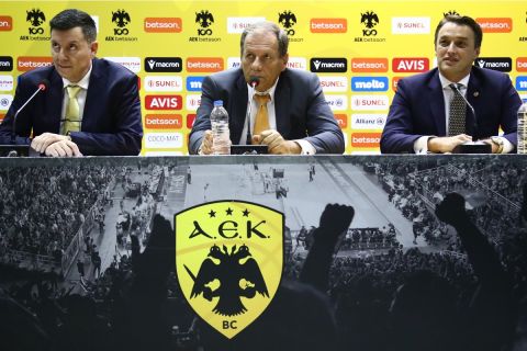 Η συνέντευξη Τύπου που παραχώρησε η ΑΕΚ Betsson