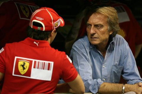 30.10.2009 Abu Dhabi, United Arab Emirates, 
Felipe Massa (BRA), Scuderia Ferrari and Luca di Montezemolo (ITA), Scuderia Ferrari, FIAT Chairman and President of Ferrari - Formula 1 World Championship, Rd 17, Abu Dhabi Grand Prix, Friday Practice - www.xpb.cc, EMail: info@xpb.cc - copy of publication required for printed pictures. Every used picture is fee-liable. © Copyright: Photo4 / xpb.cc - LEGAL NOTICE: THIS PICTURE IS NOT FOR ITALY