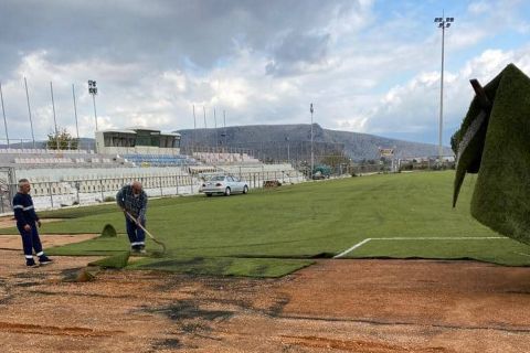 Οι εργασίες στις εγκαταστάσεις του Αγ. Σπυρίδωνα