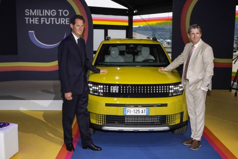 John Elkann-Olivier Francois- Fiat Grande Panda