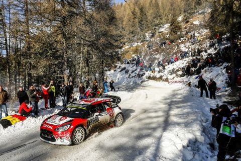 Kris Meeke (IRL) / Paul Nagle (GB) - Citroen DS3 WRC
FIA WORLD RALLY CHAMPIONSHIP 2016 -WRC Monte Carlo (FRA) -  WRC 18/01/2016 to 24/01/2016 - PHOTO :  @World