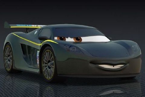 O Χάμιλτον πρωταγωνιστεί στο Cars 2