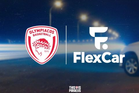 Ολυμπιακός και FlexCar μαζί για ακόμα τρία χρόνια