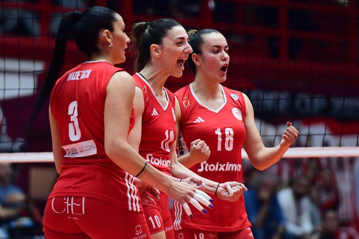 Ολυμπιακός – ΠΑΟΚ 3-0: Εμφατική δήλωση τίτλου από τις ερυθρόλευκες και 1-0 στη σειρά των τελικών