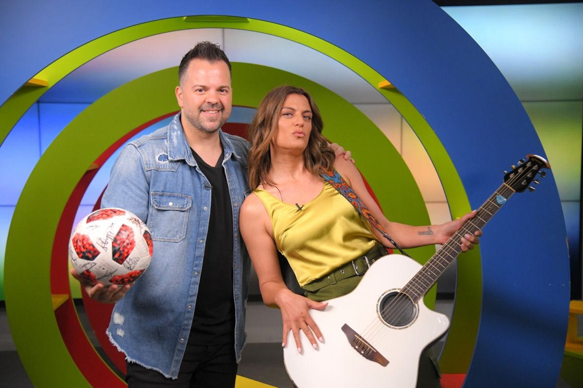 Ο Νίκος Απέργης στο ΟΠΑΠ Game Time: Το προφιτερόλ με τον Πρίντεζη, η διασκευή του Πανταζή και η live εκφώνηση αγώνα